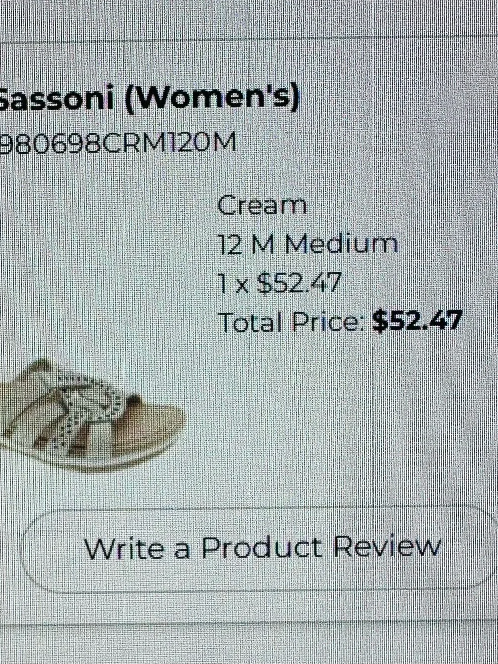 Earth Origins Women's 12M Tall Beige Slide Sandals